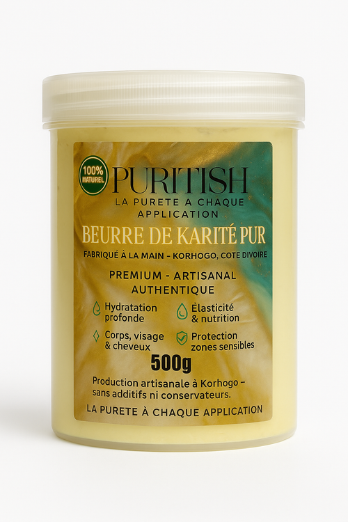 BEURRE DE KARITÉ PUR - 500G